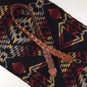 Madewell Braided Leather Bag Strap